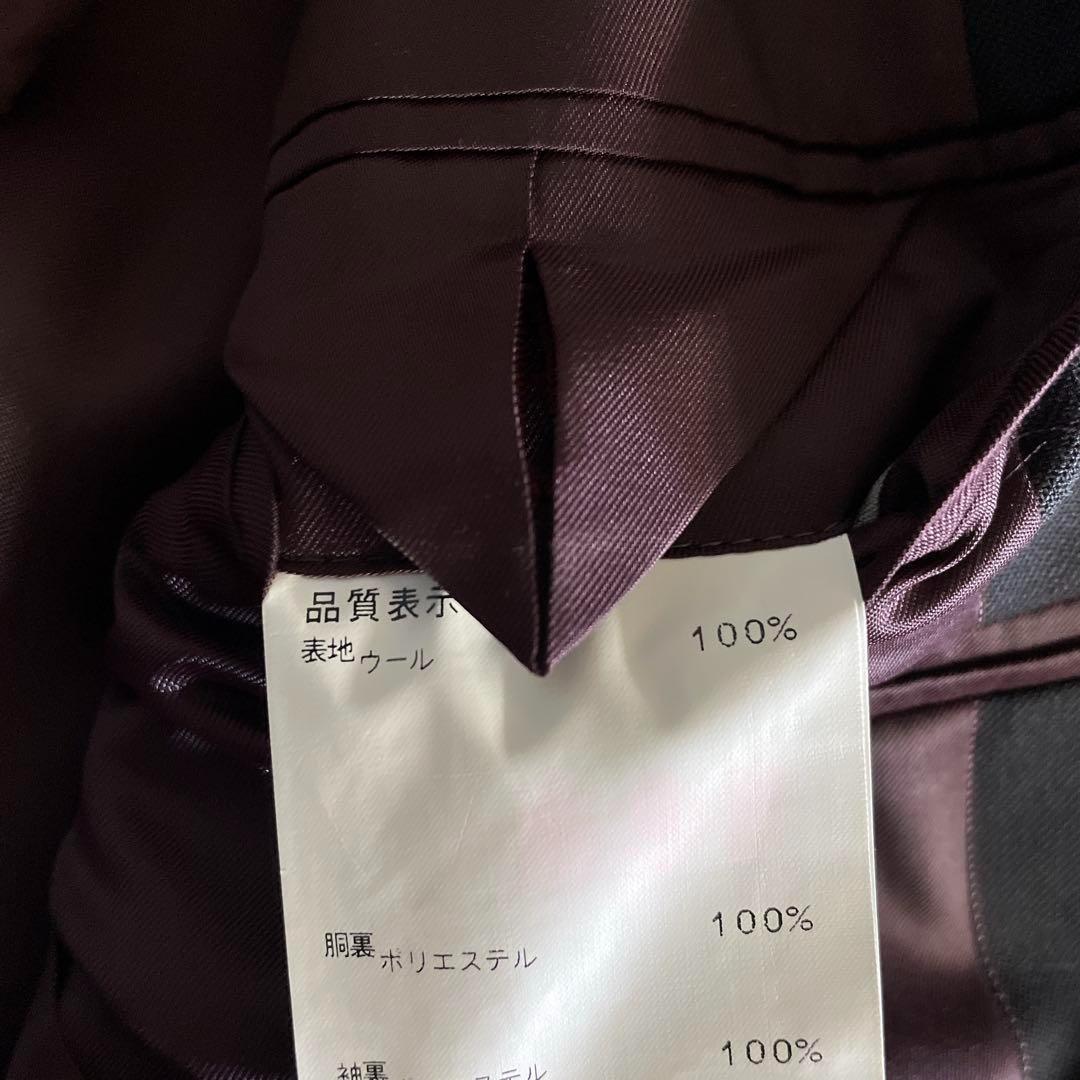 至高 極上ウール ピンクストライプ VERSACE ネクタイ ダブルスーツ XL