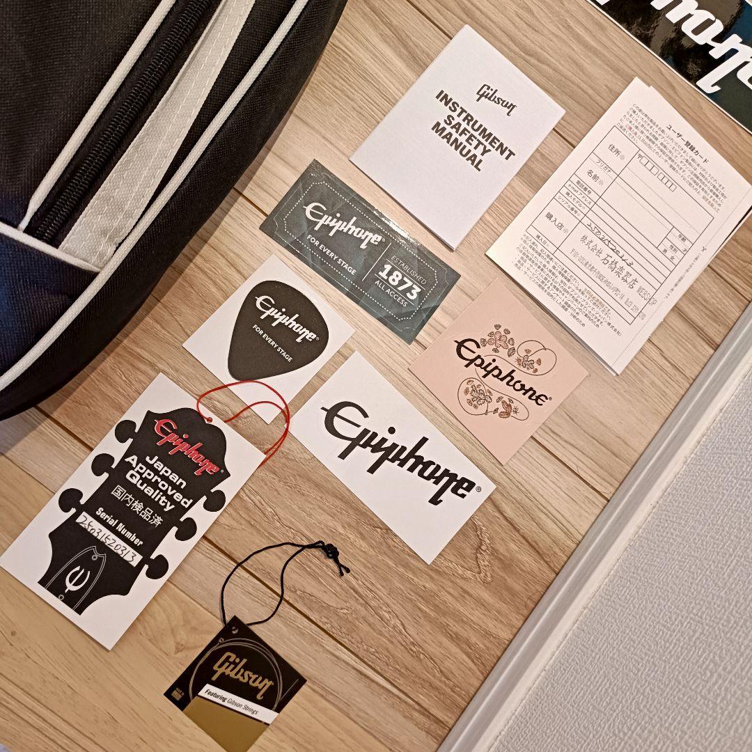 Epiphone Les Paul CUSTOM Ebony 2025年製