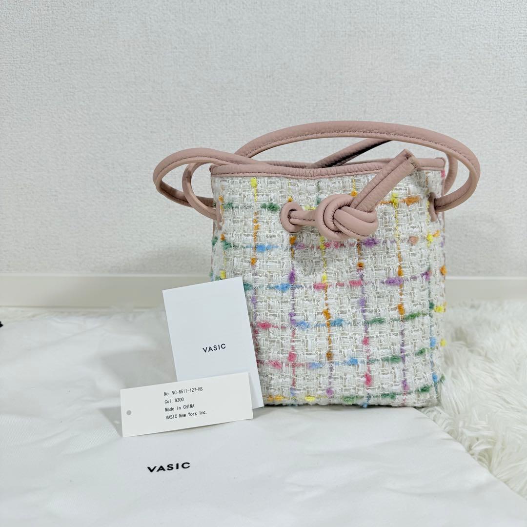 新品 VASIC BOND MINI MINI Tweed ショルダーバッグ