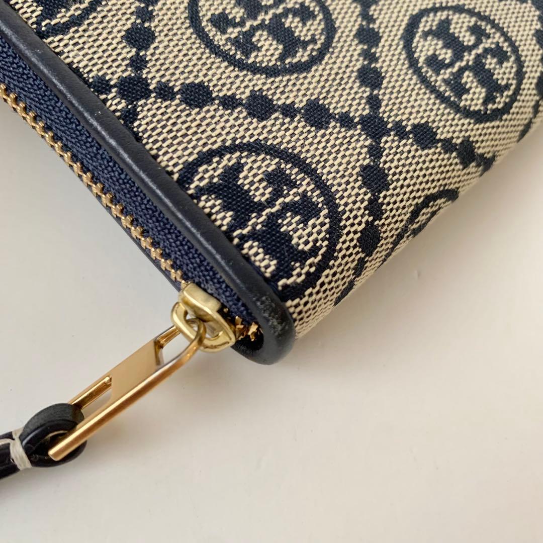 【TORY BURCH】トリーバーチ　ケース　ミニ財布　ネイビー　紺色