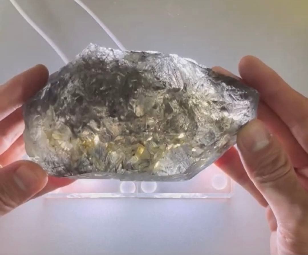 15万円⇒7万円切 美品 完璧 赤字 732g ブルーザギマウンテンクォーツ