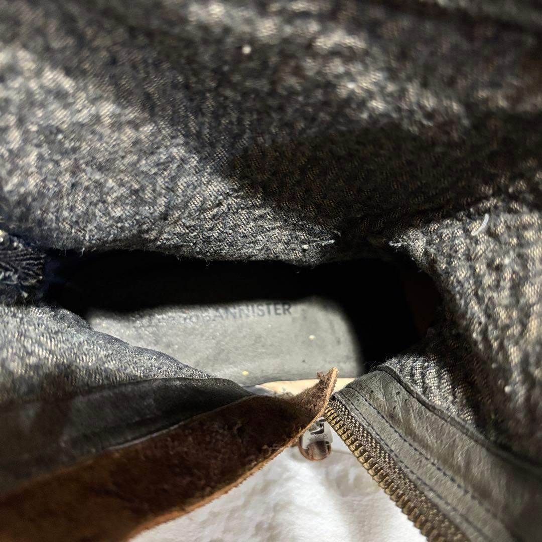 アルフレッドバニスター レースレイヤードワークブーツ 40 y2k スウェード