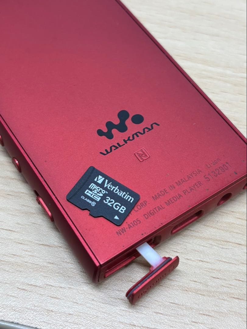 ★SONY WALKMAN NW-A100 16GB レッド ウォークマン