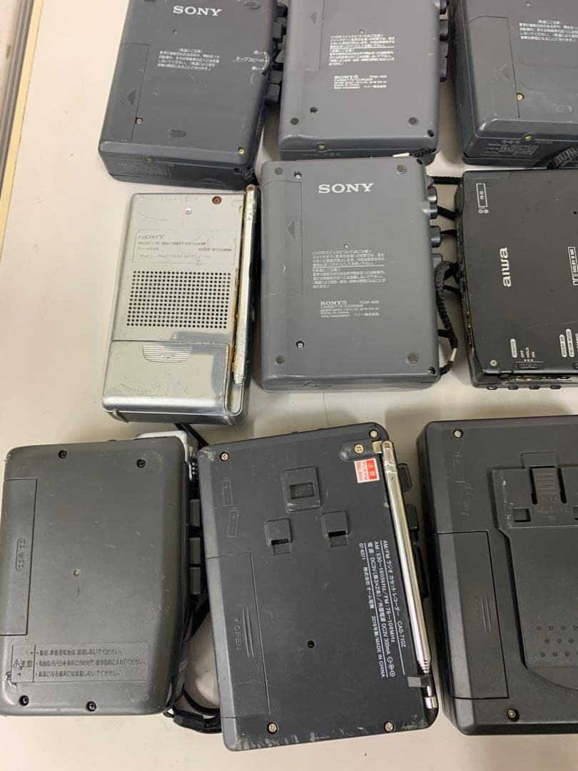 ポータブルプレーヤー まとめ売り.カセットプレーヤー.CDプレーヤーsony