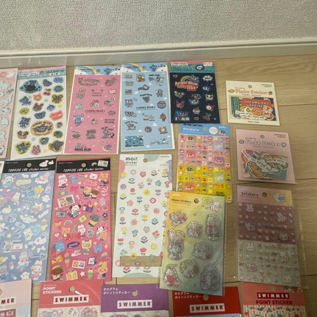 プチドロップステッカー、うるちゅるなどシール多数
