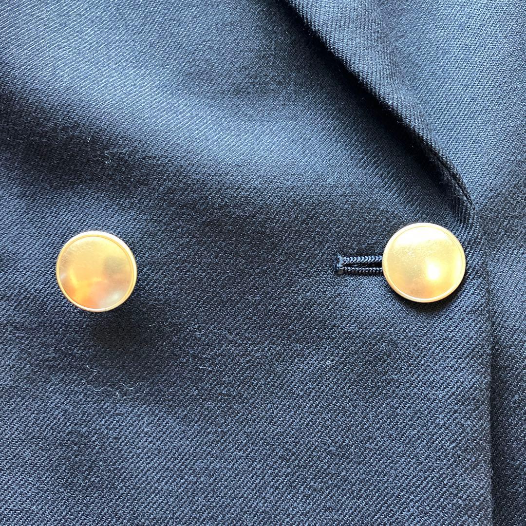 IENA ネイビー ダブルボタン テーラードジャケット　38