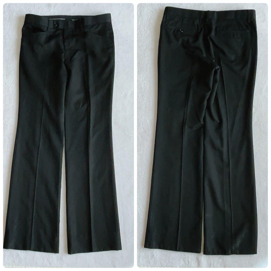 美品　トルネードマート　セットアップ　パンツ　スーツ　黒　ブラック　箔　ラメ