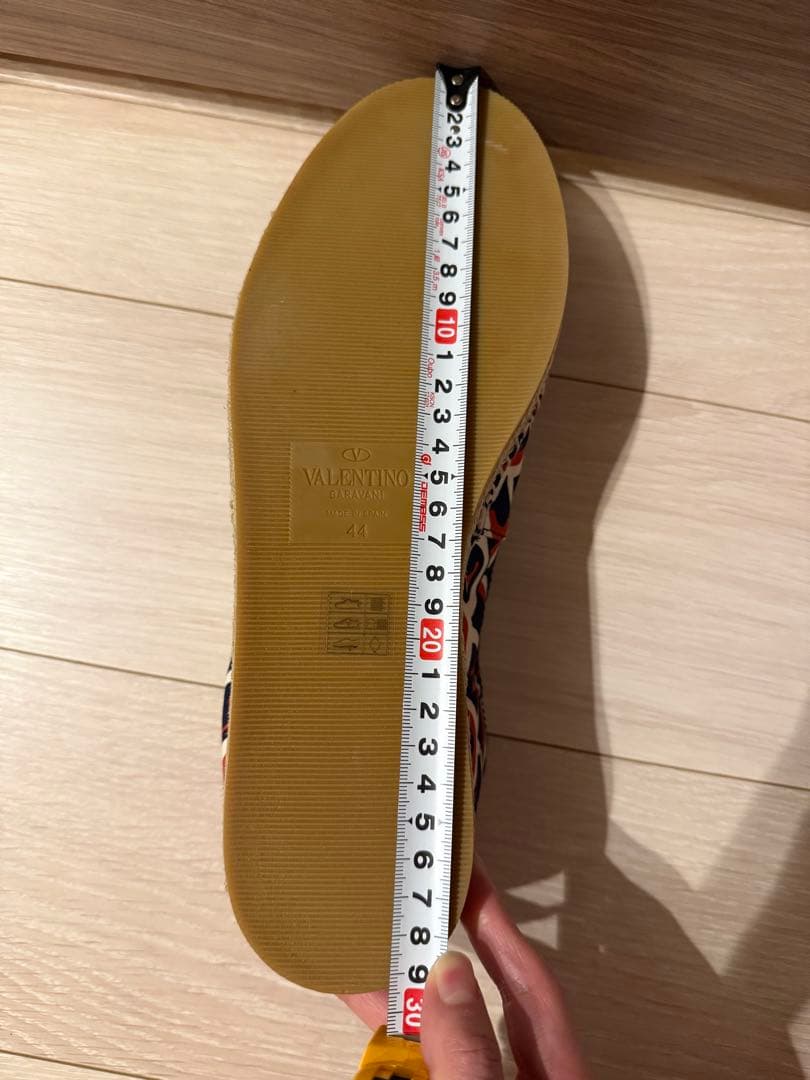 【新品】ヴァレンティノ レザーエスパドリーユ スニーカー