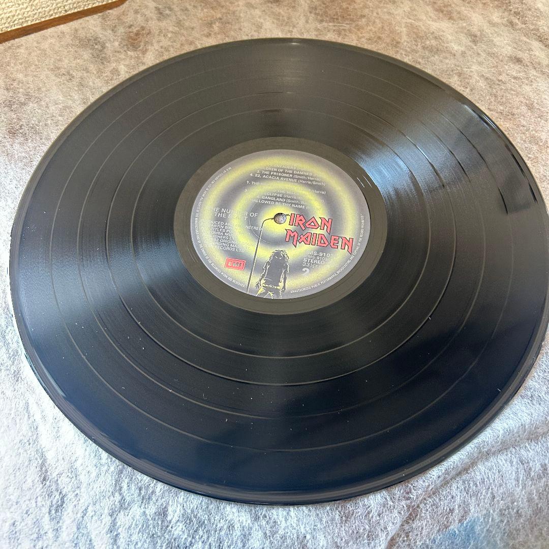 洋楽 IRON MAIDEN The Number of the Beast LP