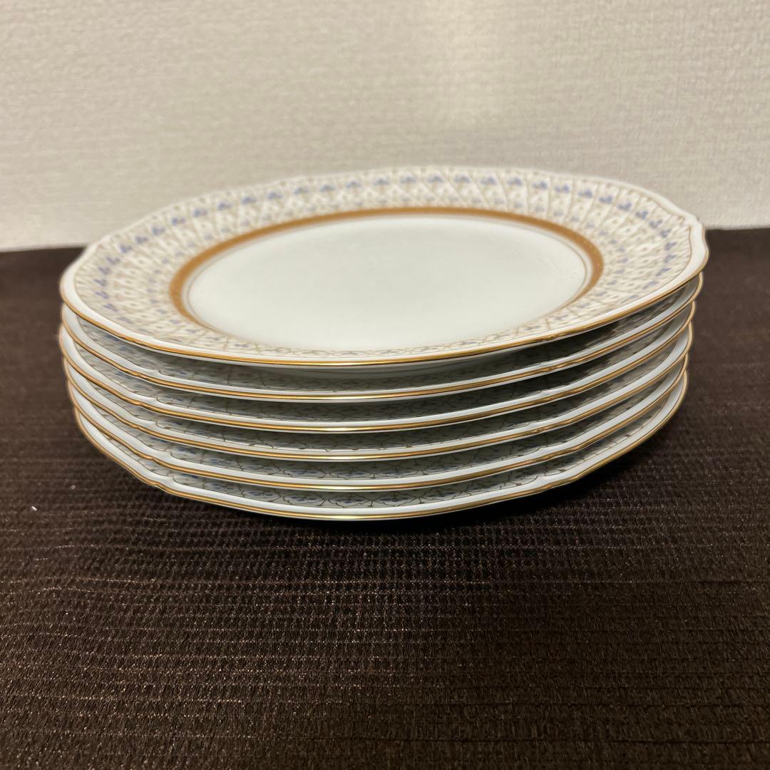 大倉陶園　スイートメモリー　ディナープレート　25.5cm 金彩金蝕