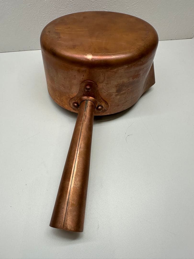 銅製 片手鍋 注ぎ口付き