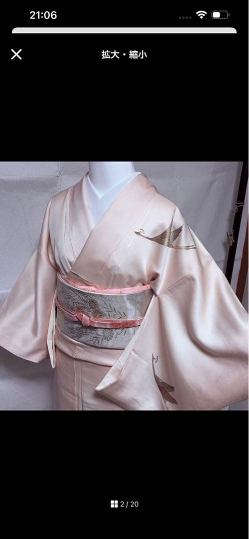 未使用近い 美品　専門店　正絹　友禅　訪問着 フルセット