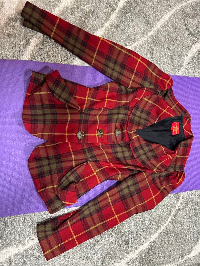 Vivienne Westwoodチェック柄 テーラードジャケット