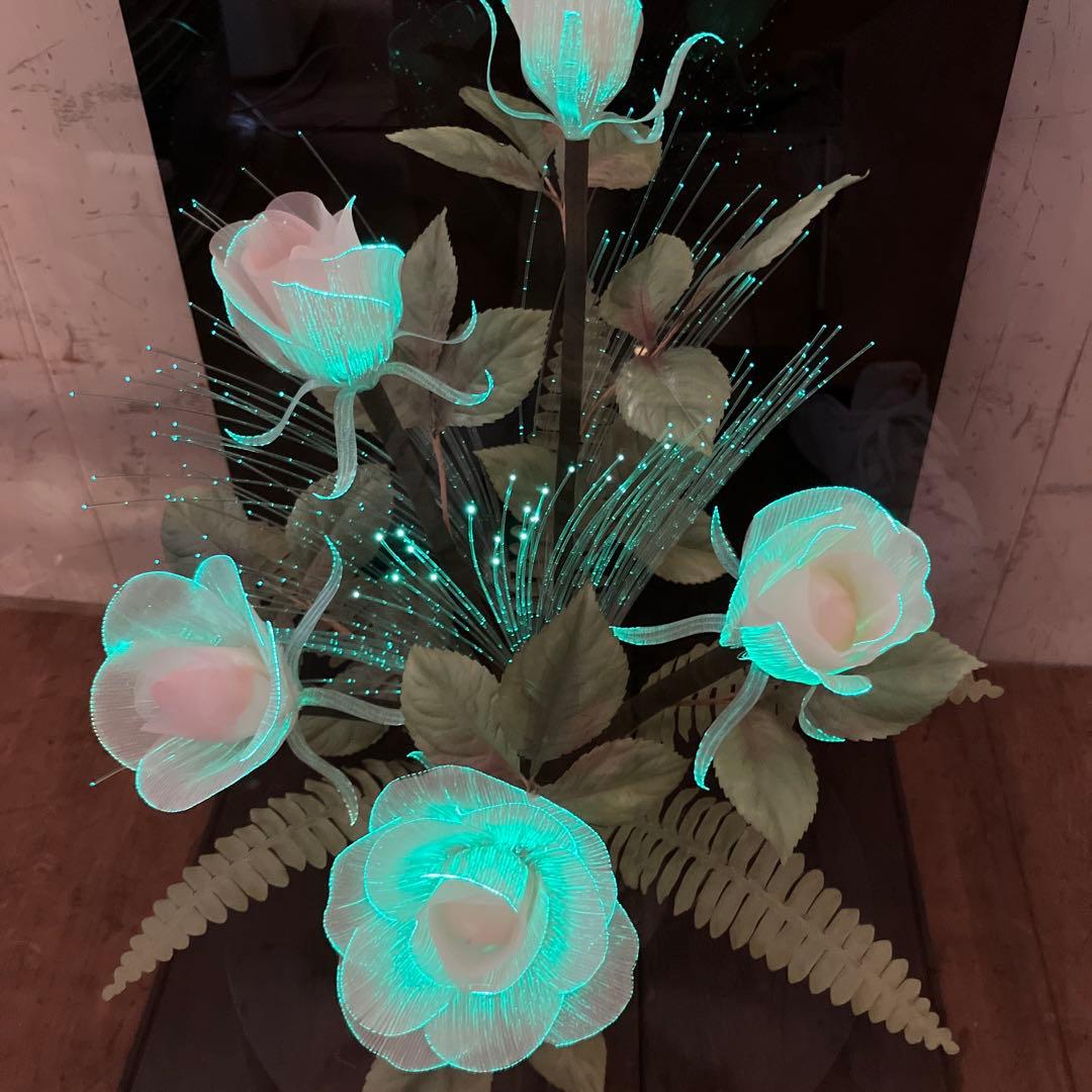 昭和レトロ Twinkle Star イルミネーション 光ファイバー フラワー