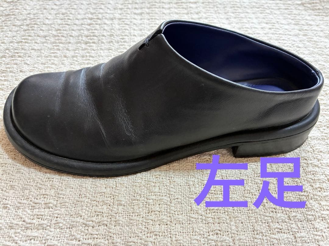 靴 TODAYFUL slide leather shoes 38