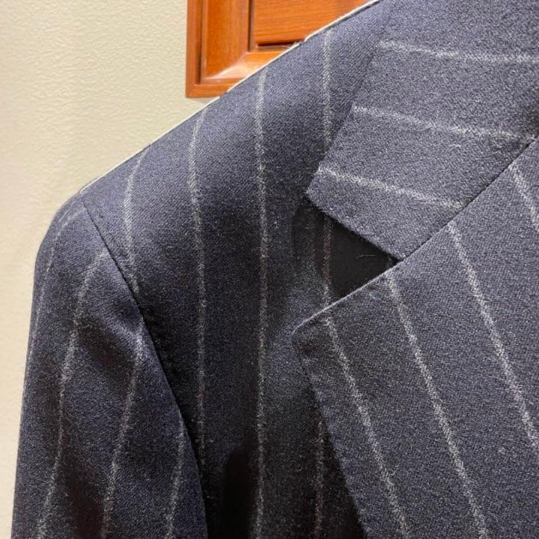 BEAMS F / Zegna チョーク ストライプ スーツ