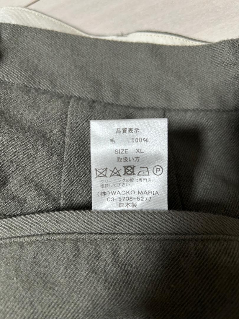 新品 WACKO MARIA 25AW DOUBLE PLEATED パンツ