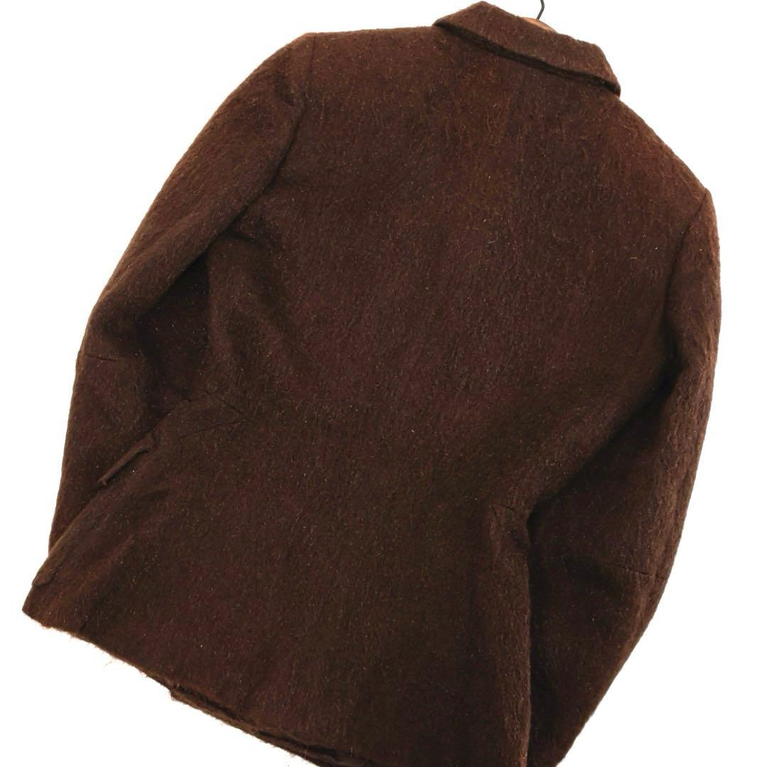 H4637◾️サルヴァトーレフェラガモ　モヘアウール　ダブルジャケット　Y2K