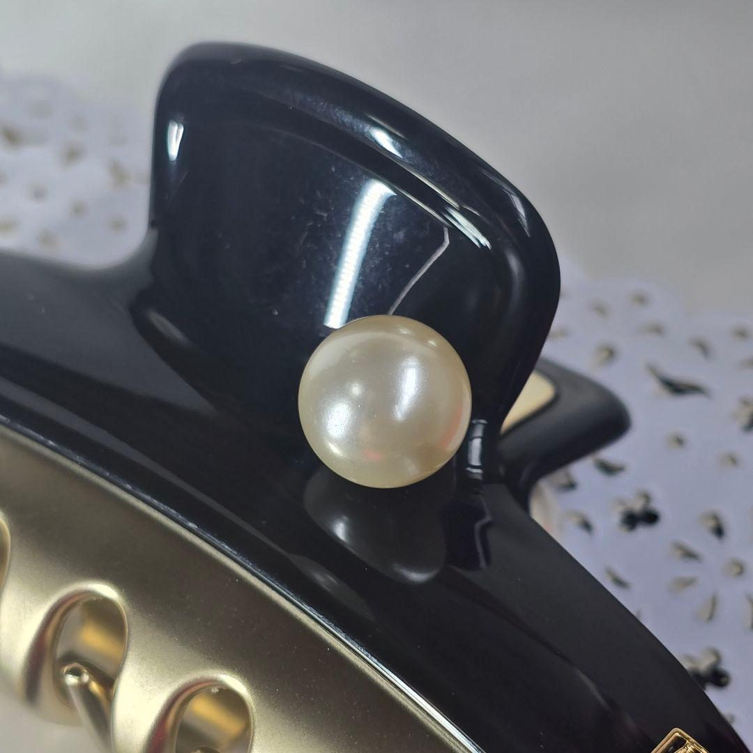 【新品級✨】アレクサンドル ドゥ パリ パール ヘアクリップ　L 限定品