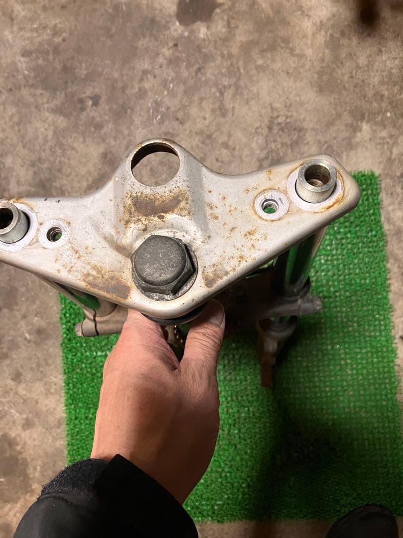 NSR50 フロントフォーク　ステム　トップブリッジ