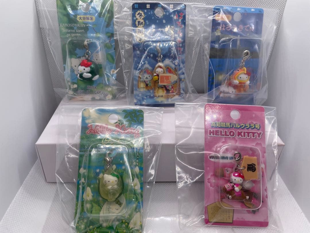 【美品・未開封】ご当地キティ 根付け 10点まとめ売り ファスナーマスコット