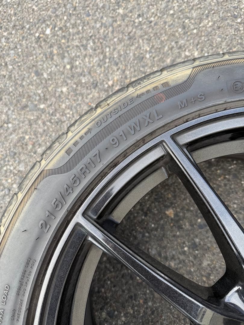 G-speed 17インチ215/45R17 30プリウスカローラツーリング