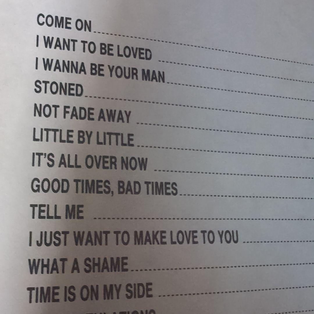 ローリングストーンズシングルズコレクションロンドンイヤーズタブ譜