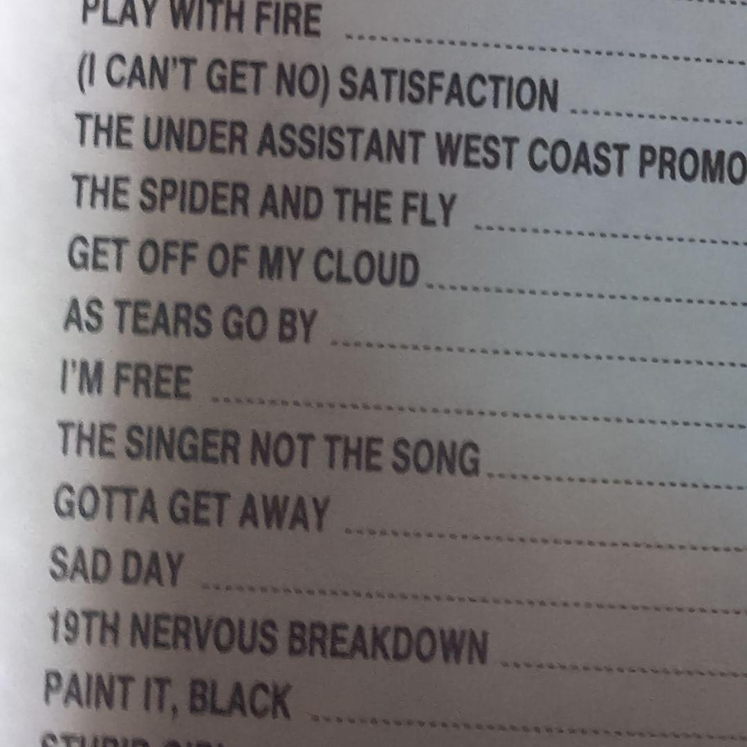 ローリングストーンズシングルズコレクションロンドンイヤーズタブ譜