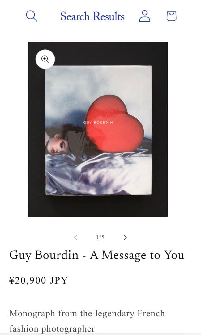 Guy Bourdin 写真集　洋書　アート
