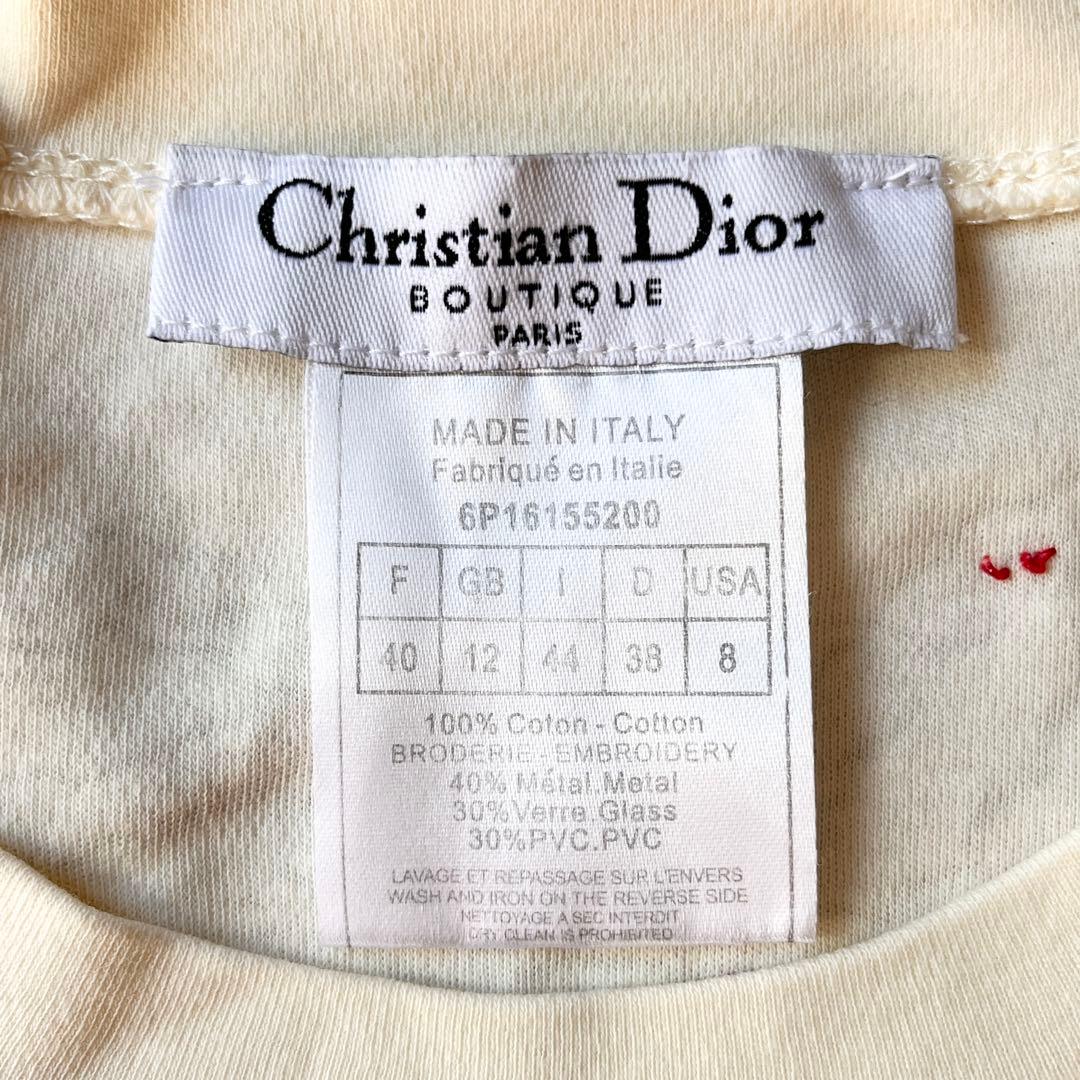 極美品 Christian Diorクリスチャンディオール ガリアーノ期Tシャツ