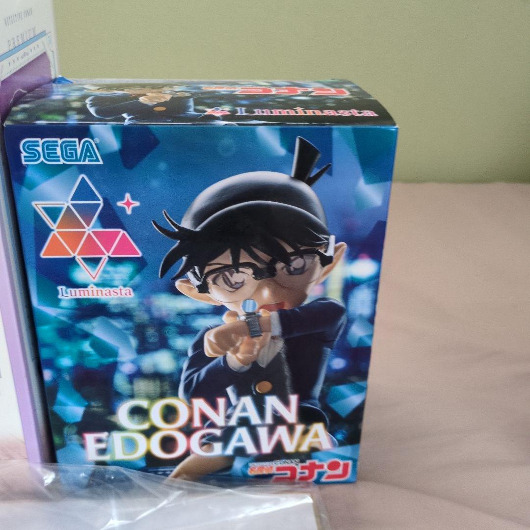 休日セール　名探偵コナン　青山剛昌　直筆サインイラスト肉筆　フィギュア　セット