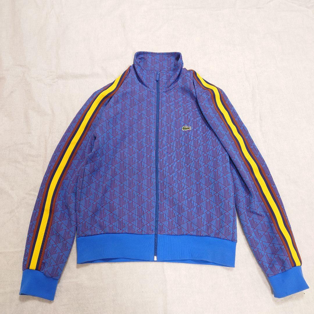 ラコステ　モノグラムジャカードトラックジャケット　M