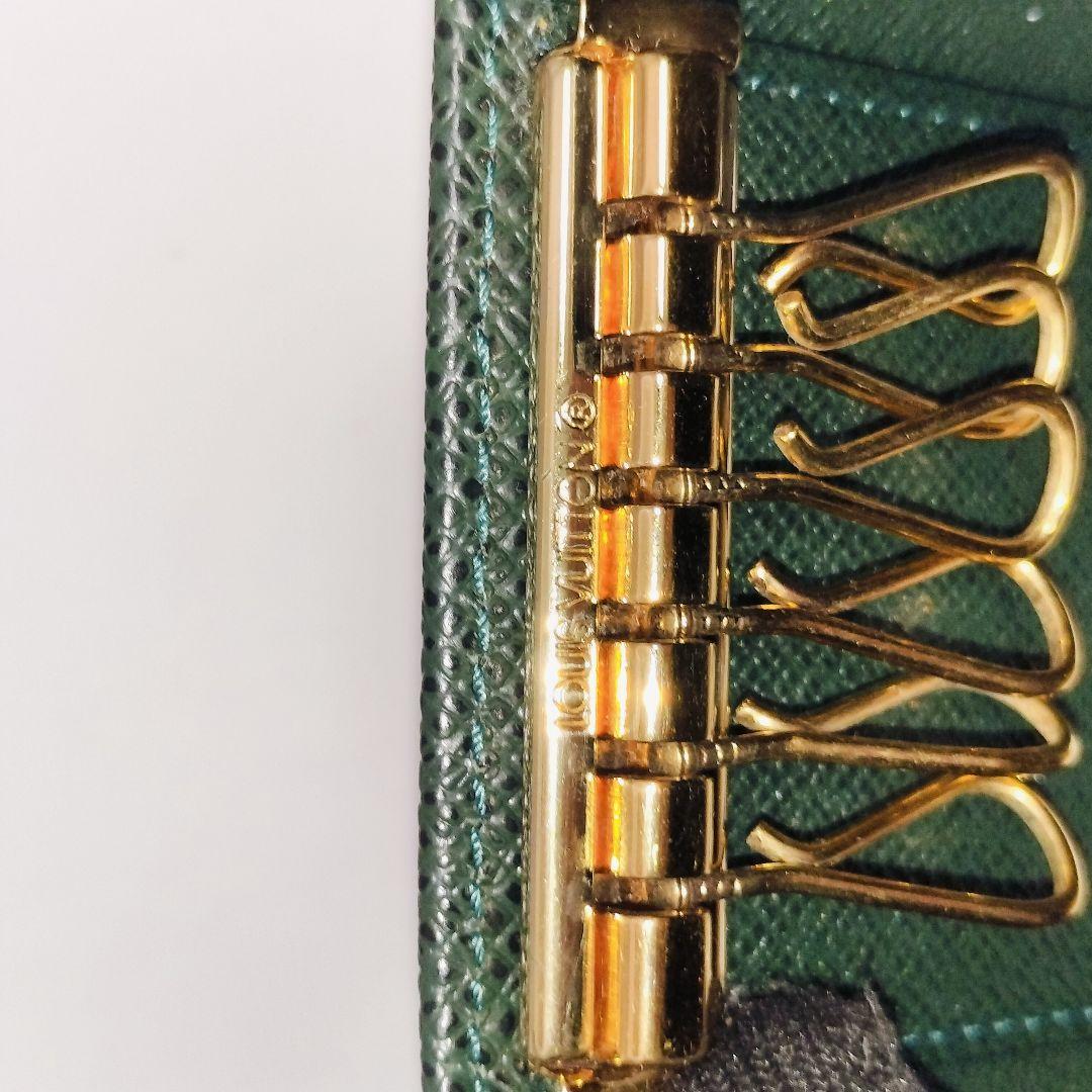 【未使用級】ルイヴィトン ミュルティクレ6 タイガ ダークグリーン キーケース