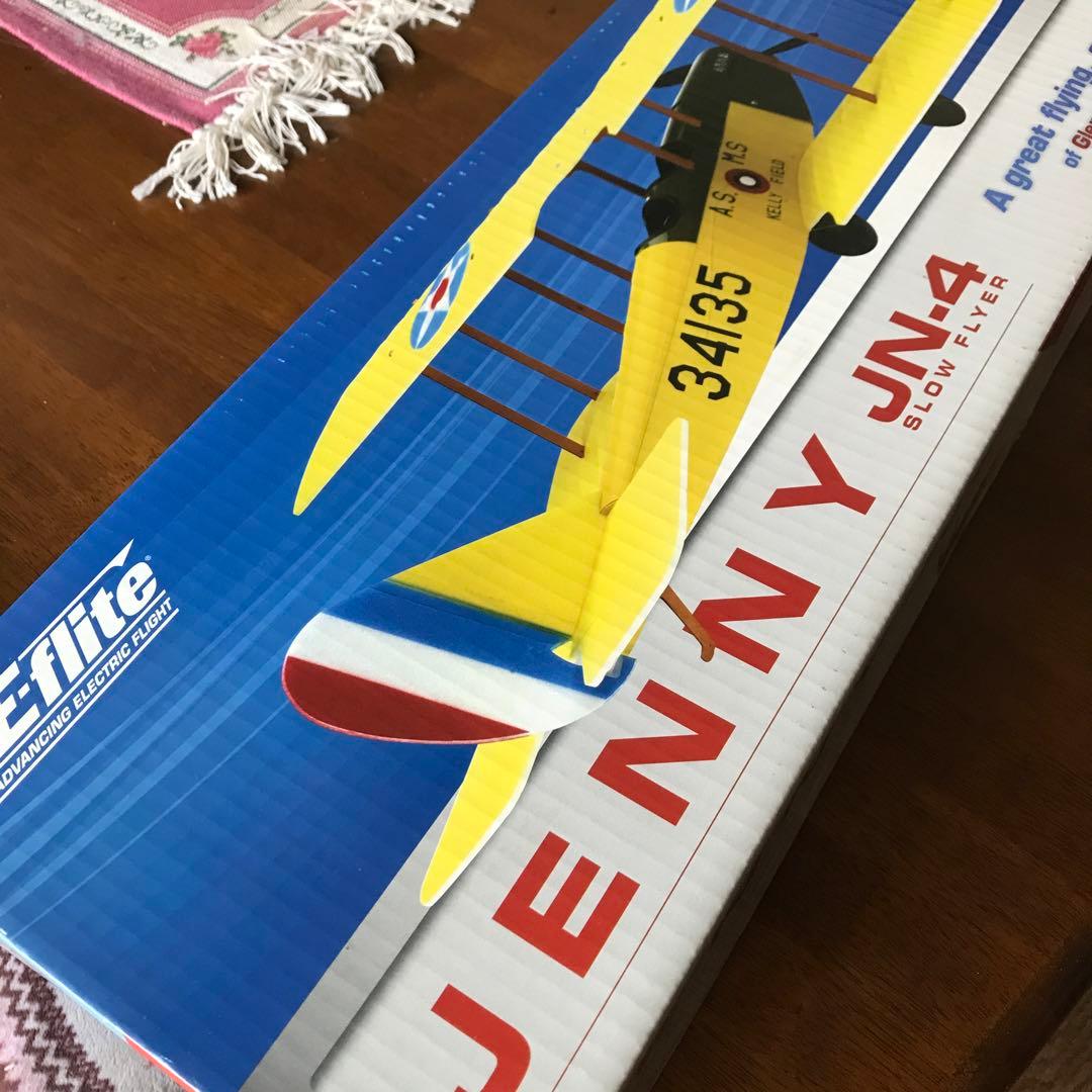 【希少❗️】JN-4 バイプレーン セミスケール　電動ラジコン飛行機キット