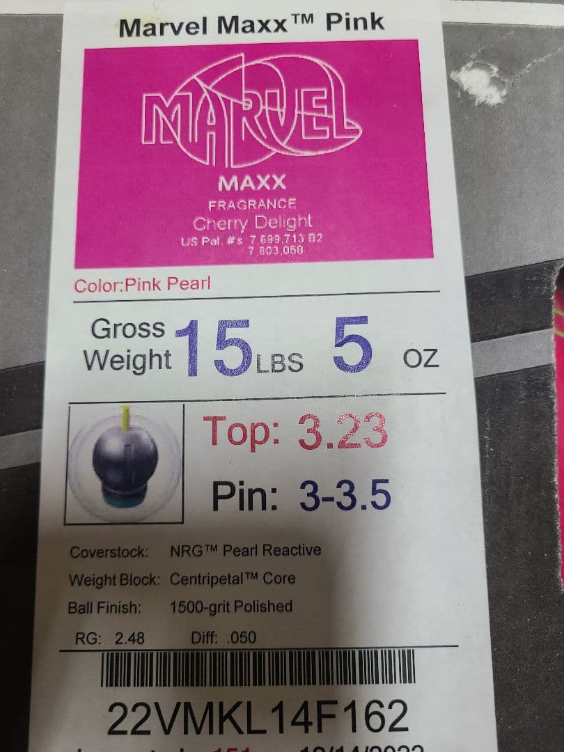 しょう 送料込み【新品】マーヴェル・マックス・ピンク　15ポンド