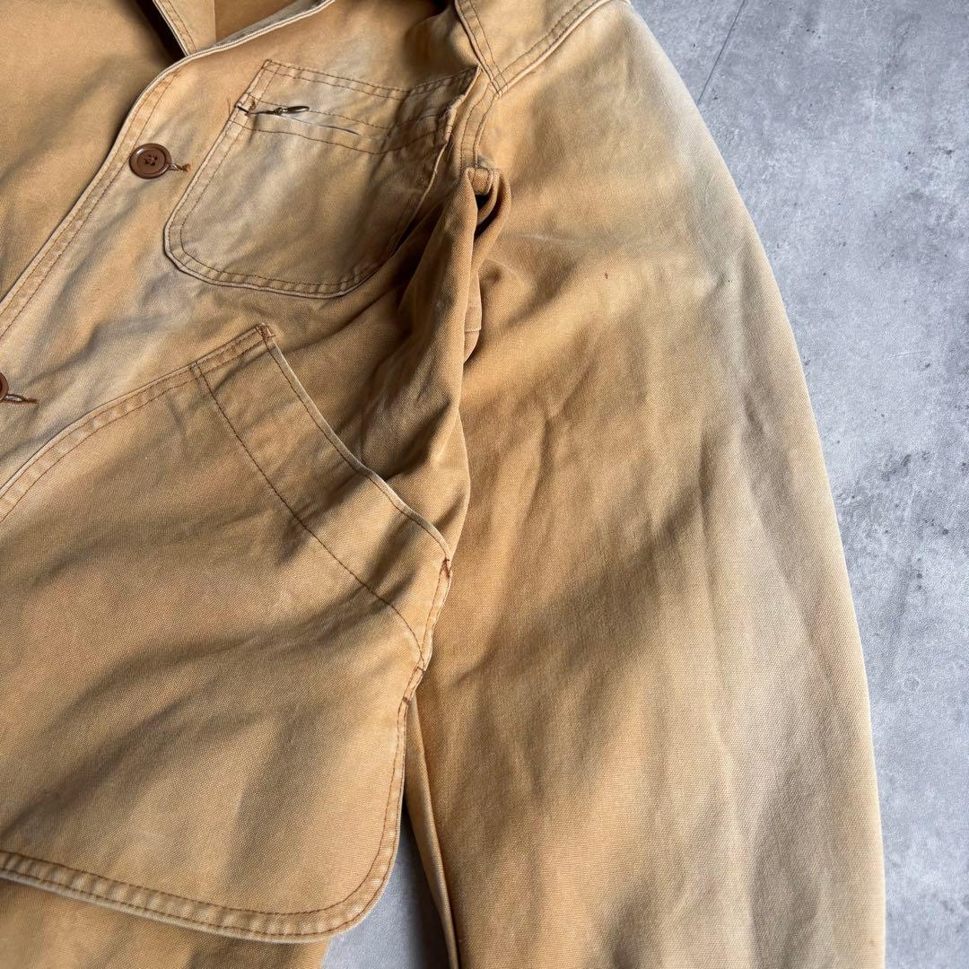 【80s L.L.Bean】カバーオール　鬼フェード　ダック生地　vintage