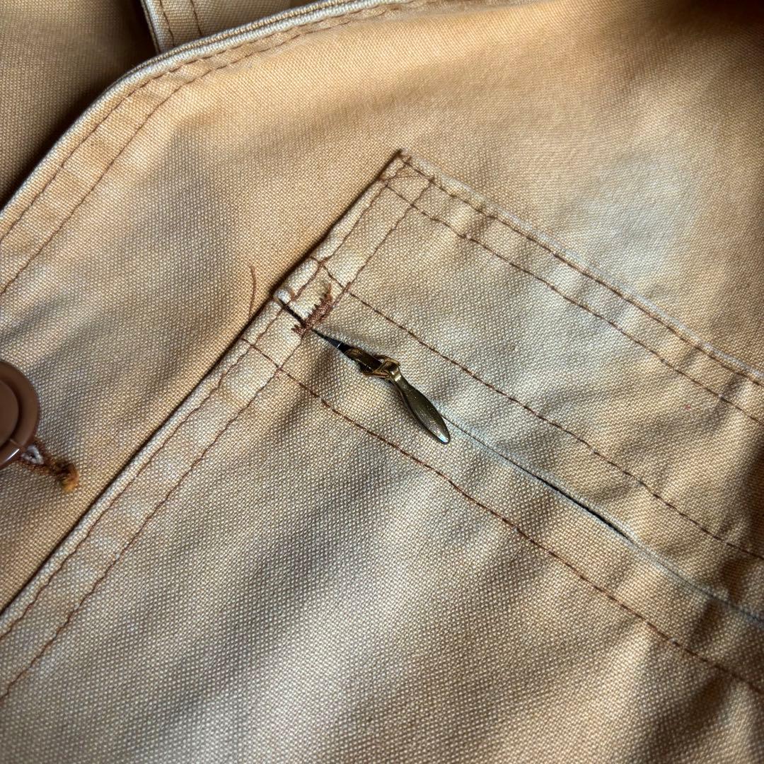 【80s L.L.Bean】カバーオール　鬼フェード　ダック生地　vintage