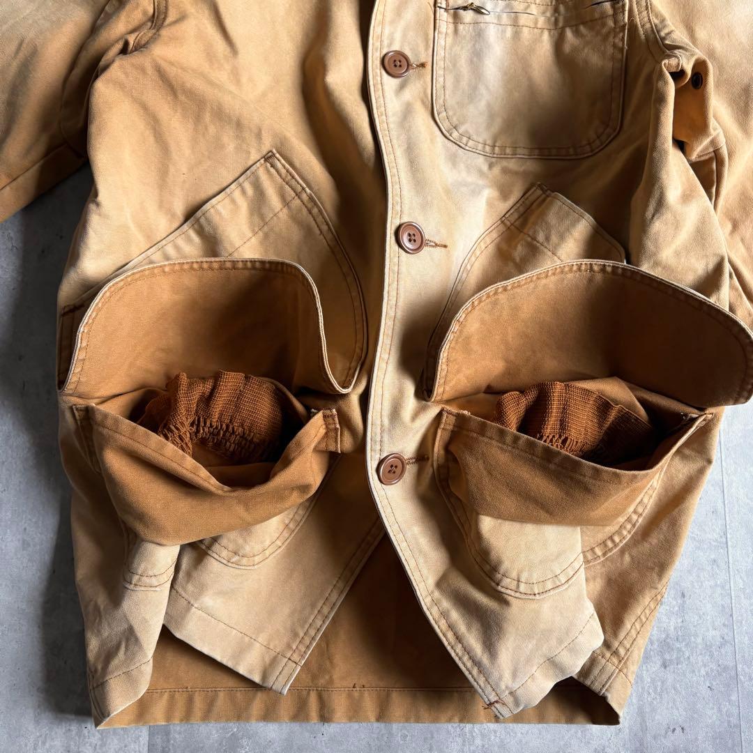 【80s L.L.Bean】カバーオール　鬼フェード　ダック生地　vintage