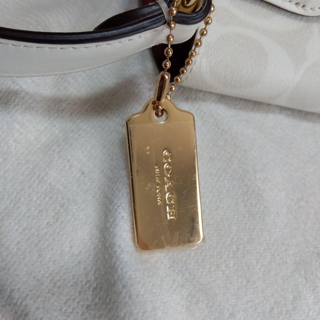 COACH タウン バケット バッグ ショルダーバッグ シグネチャー レザー