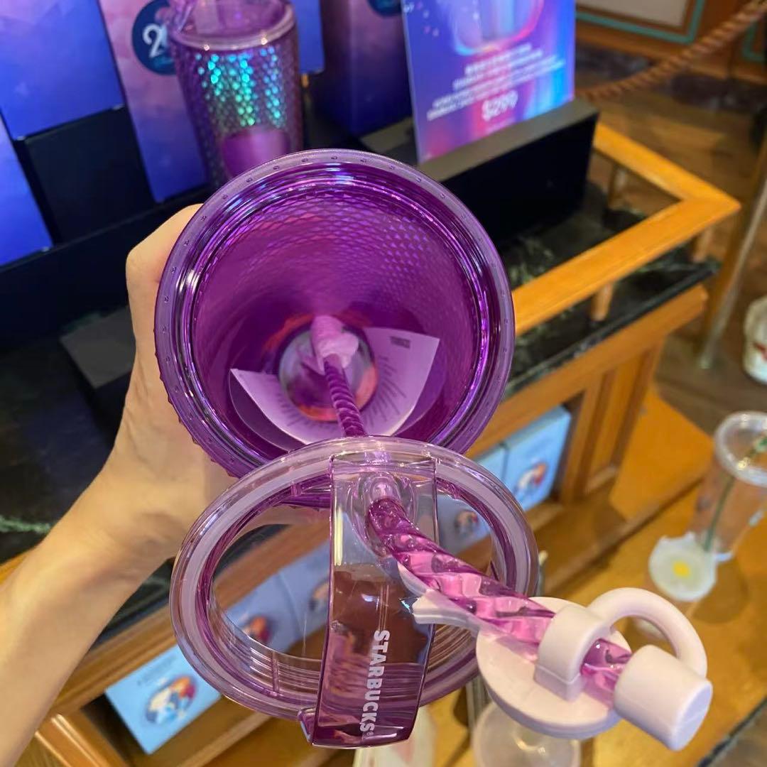 香港ディズニー　開園20周年スタバコラボ　ドリンクボトル710ml