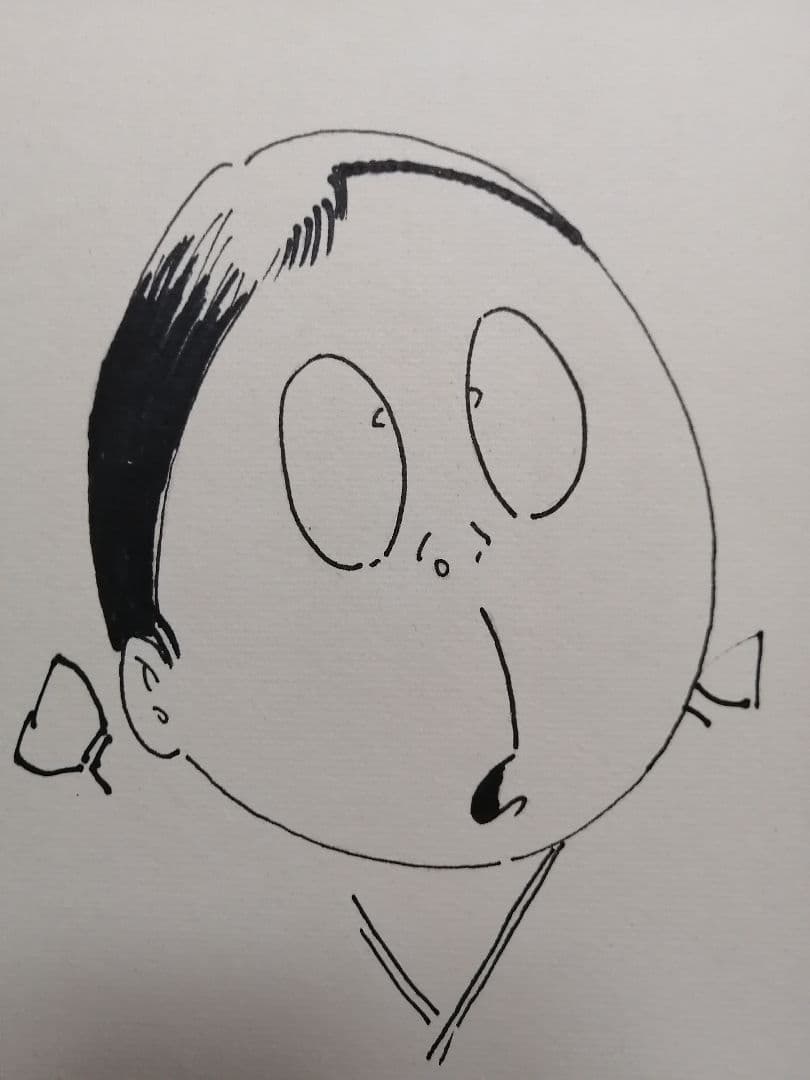 ★【さなま】水木しげる　直筆色紙　墨筆直筆サイン妖怪うぶめ 【本物保証品】