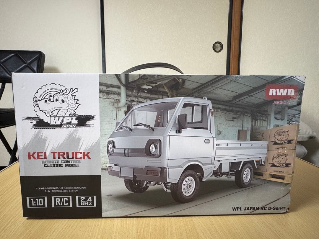 軽トラ　ラジコン　WPL Ｄ12 部品取りやベースなどに　ジャイロ付き