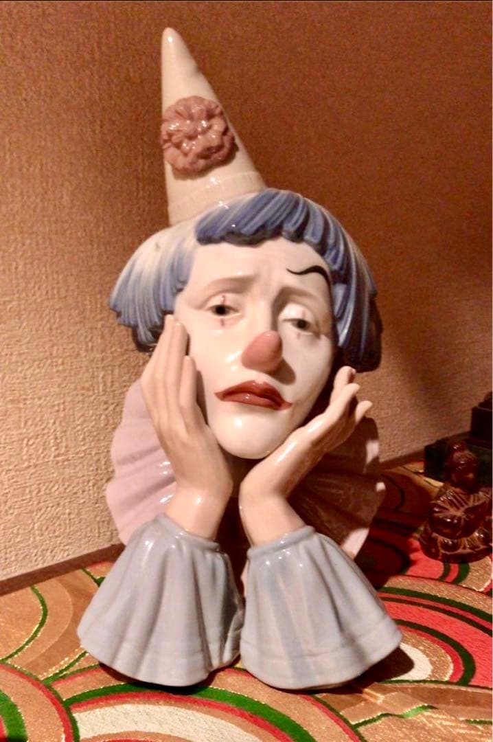 LLADRO ピエロ　ジェスター クラウン  磁器  2000年製造中止　箱付き