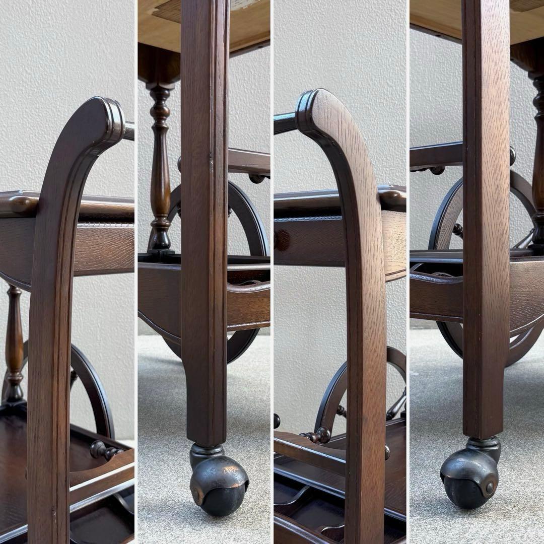 希少✴︎飛騨産業 キツツキ キッチンワゴン 車輪 リビング ダイニング 木製 高級