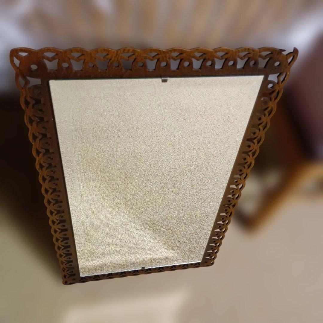 インテルナ南條　ウォールミラー　壁掛けミラー　アンティーク　高級家具