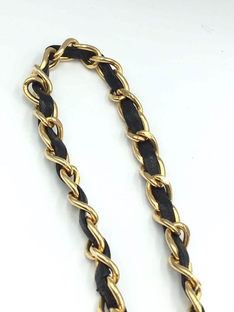シャネル　CHANEL レザー　チェーン　ベルト
