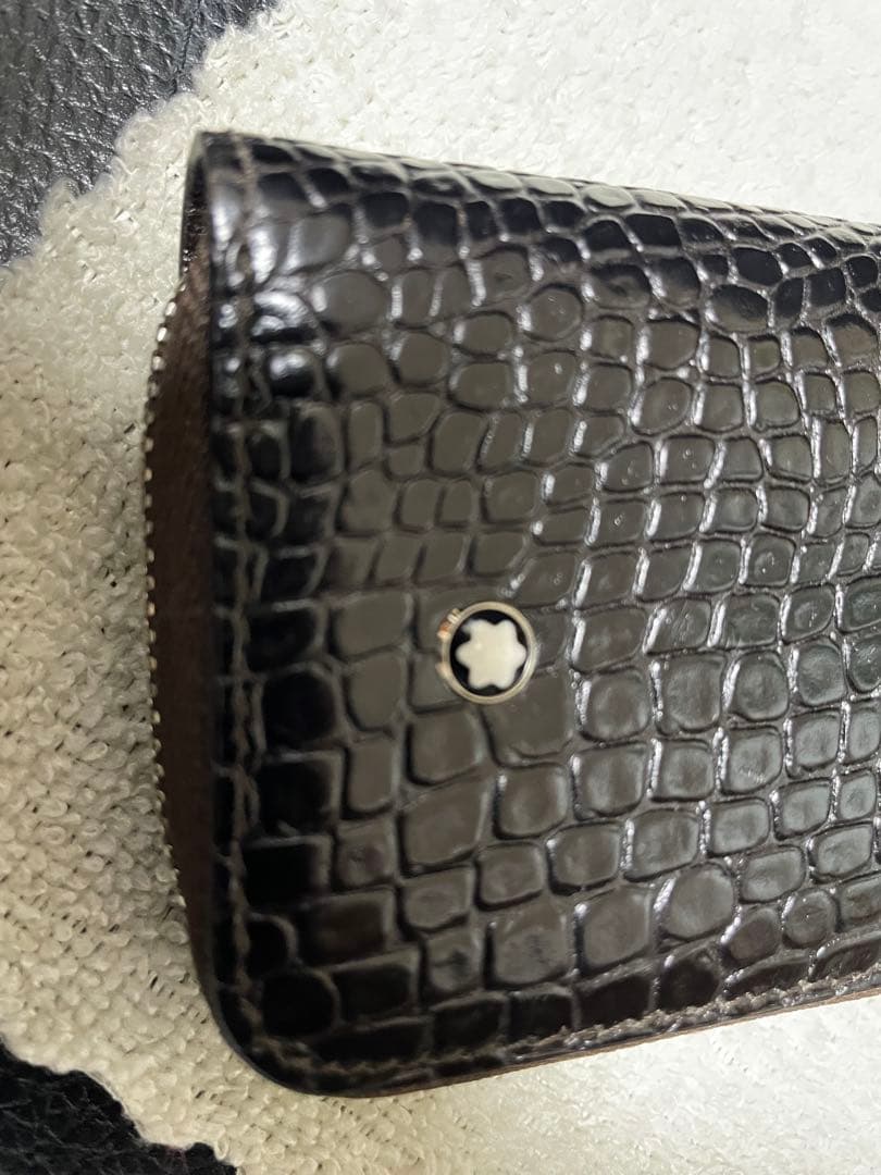 ‼️激レア‼️◾️美品◾️ペンケース2本差し◾️クロコダイル◾️ファスナー開閉式ボールペン◾️