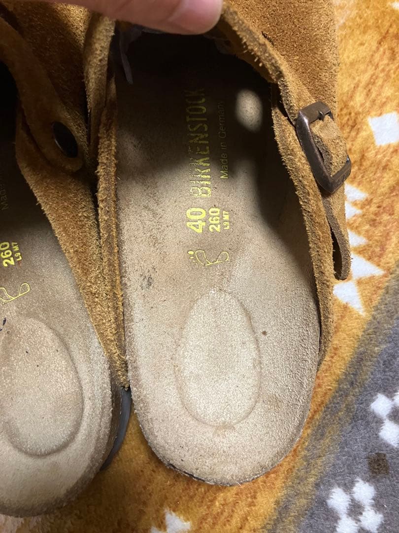 【値下不可】Birkenstock Boston ビルケン　ボストン40 26㎝