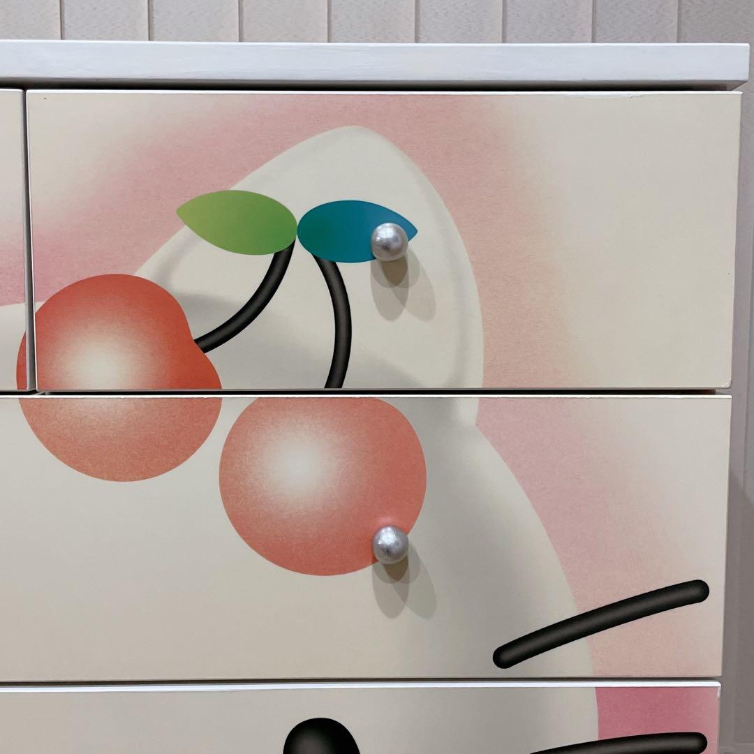 美品✨キティちゃん タンス 木製 チェスト 引き出し ハローキティ キャビネット