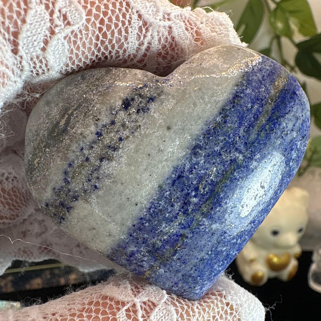 ラピスラズリハートNo.1123